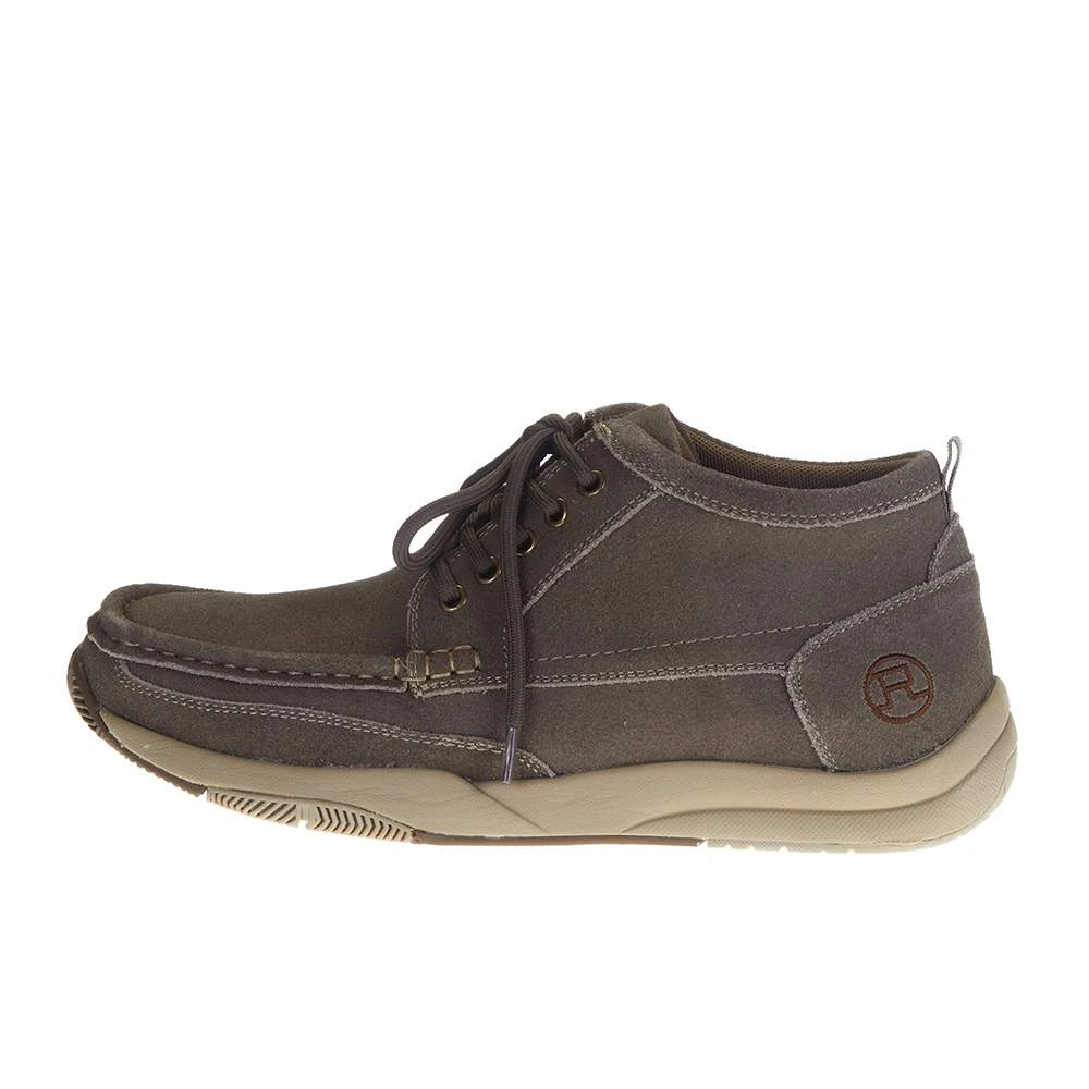 Roper Men's Clearcut II Brown Suede Leather Chukka - Image 3