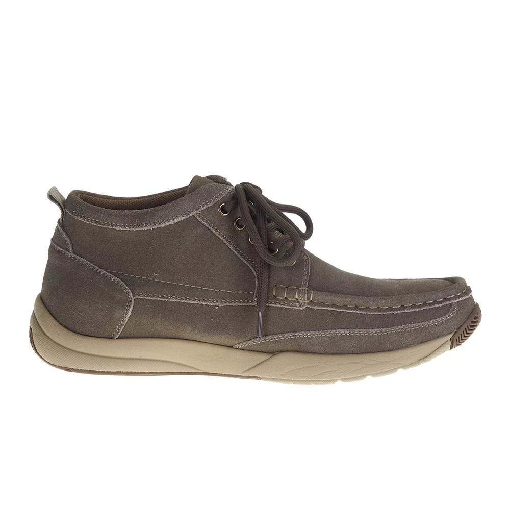 Roper Men's Clearcut II Brown Suede Leather Chukka - Image 5