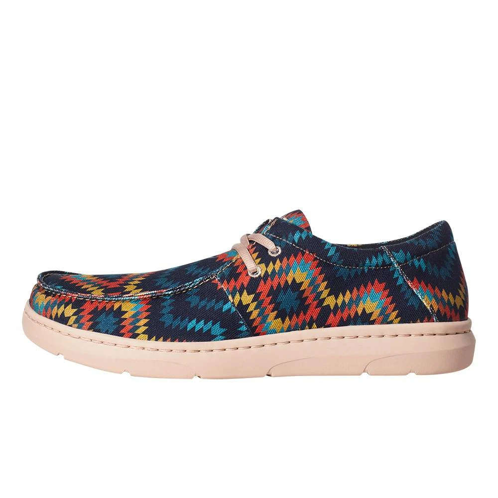 Ariat Men's Ariat Hilo Blue Aztec Casual Shoes - Image 2