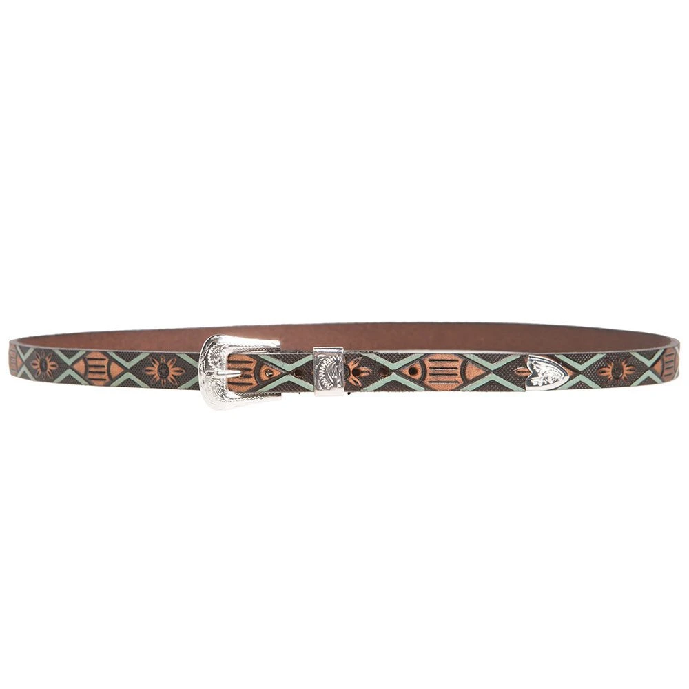 Aztec Hat Band With Buckle
