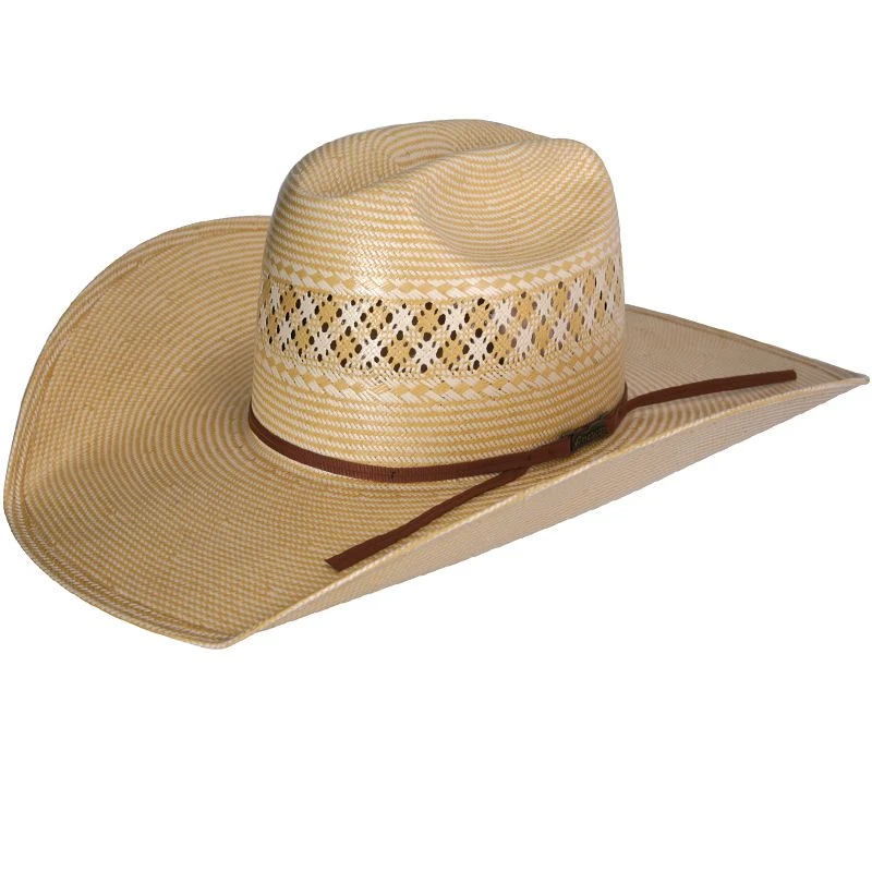 American Hats 15 Star Wheat 5in. Brim Straw Cowboy Hat - Image 2