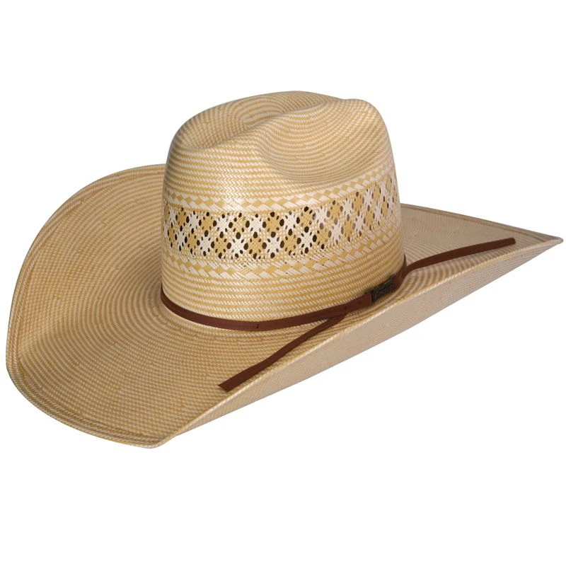 American Hats 15 Star Wheat 4-1/2in. Brim Straw Cowboy Hat - Image 2