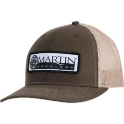 Martin Brown And Khaki Logo Cap