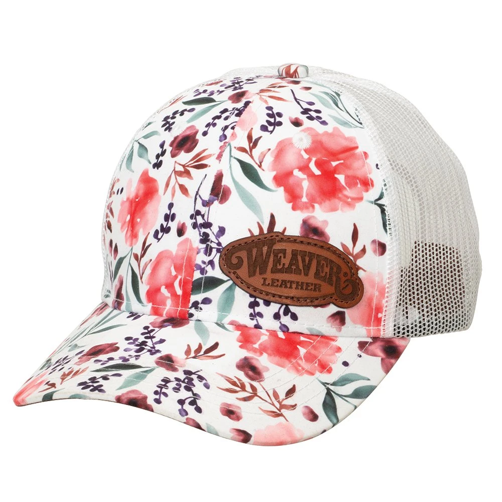 Weaver Leather Floral Water Color Mesh Cap
