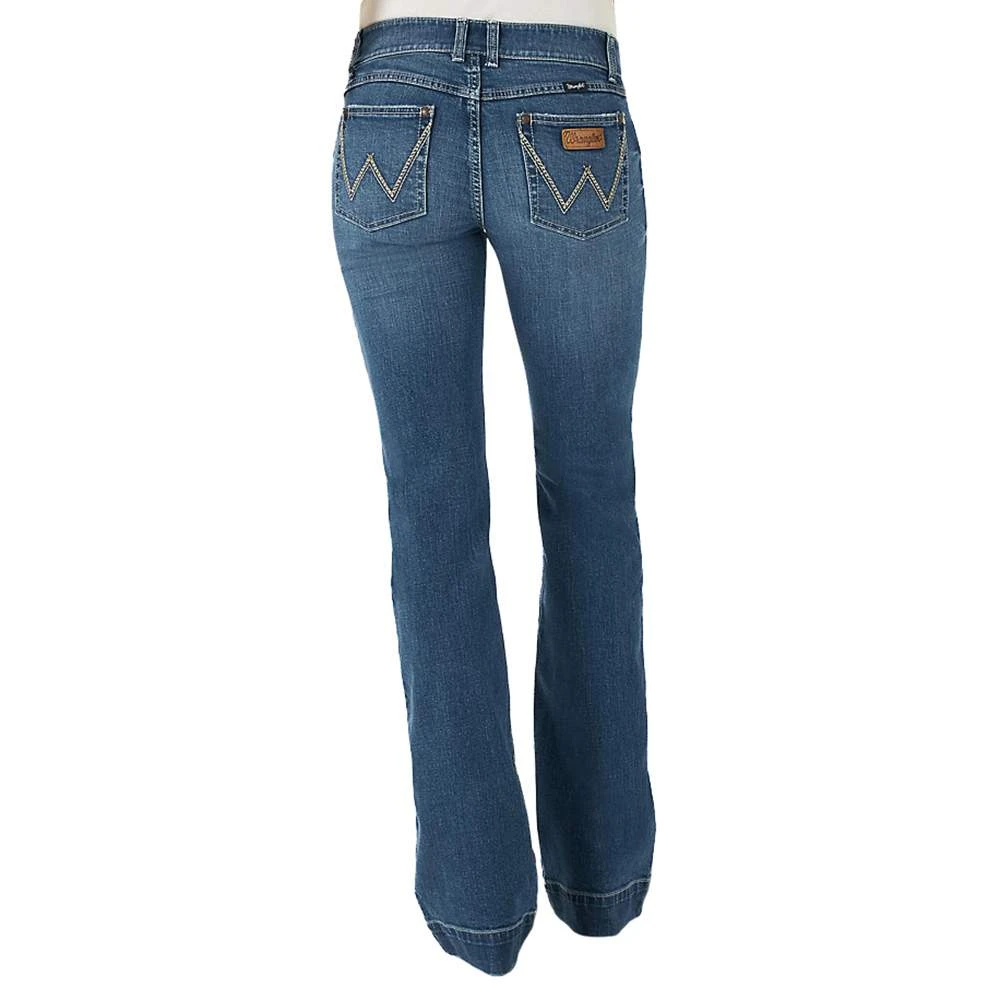 Wrangler Women's Retro Mae Wide Leg Dark Wash Jean - Image 2