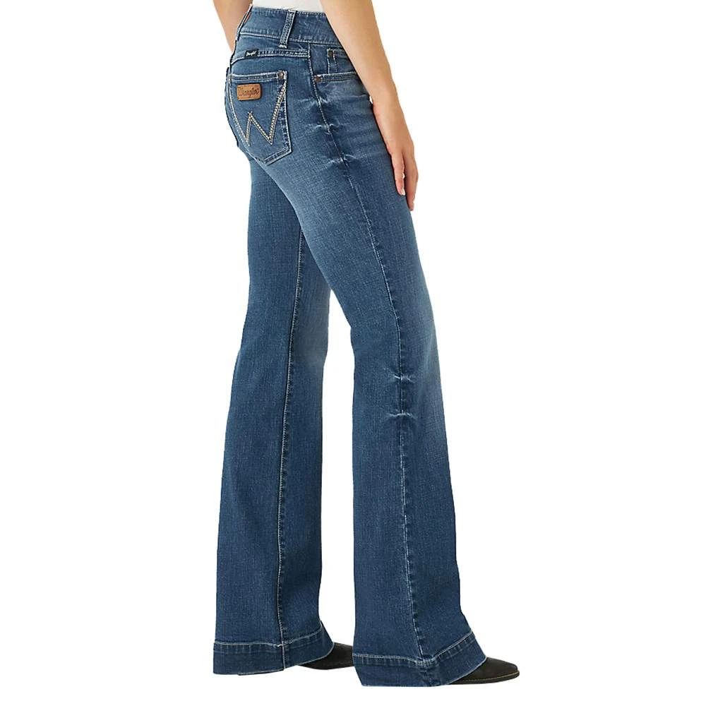 Wrangler Women's Retro Mae Wide Leg Dark Wash Jean - Image 3