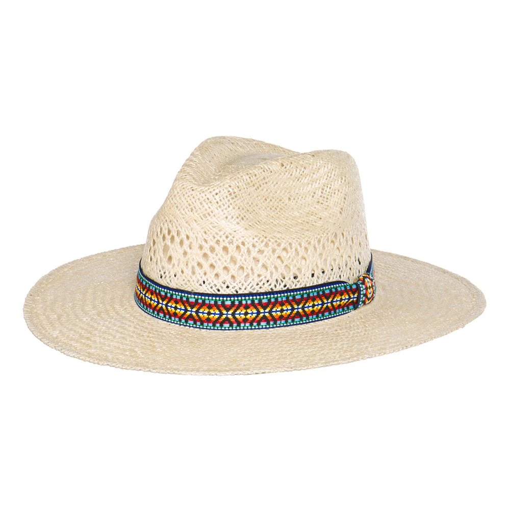 Rodeo King Tracker Jute With Tapestry Band 3 1/in.` Brim Fashion Straw Hat