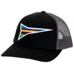 Fast Back Black Serape Rocket Cap