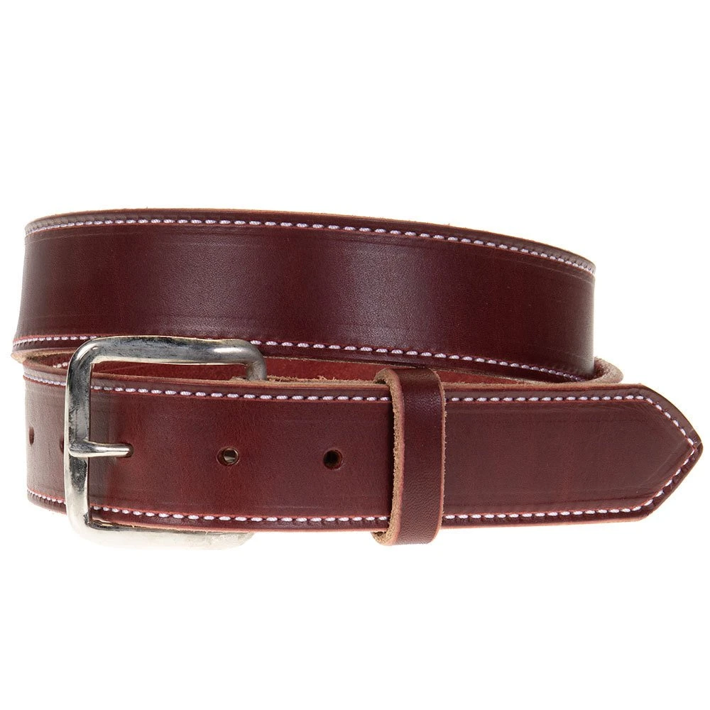 Texas Saddlery Burgundy Latigo Belt