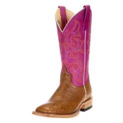 Macie Bean Womens MB TH Antique Saddle Smooth Ostrich 13 Top Boot