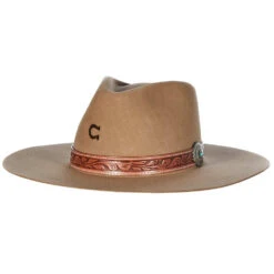 Charlie 1 Horse 10X Tan Lori 4in. Brim Felt Fashion Hat