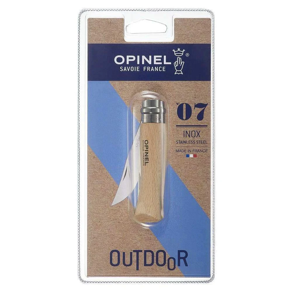 Opinel Usa Inc. Blister Pack No 7 Stainless Steel Folding Knife 000654