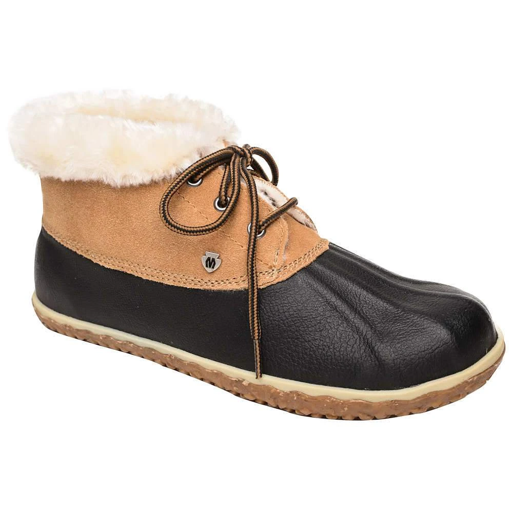 Minnetonka Women's Tega Black And Tan Boot
