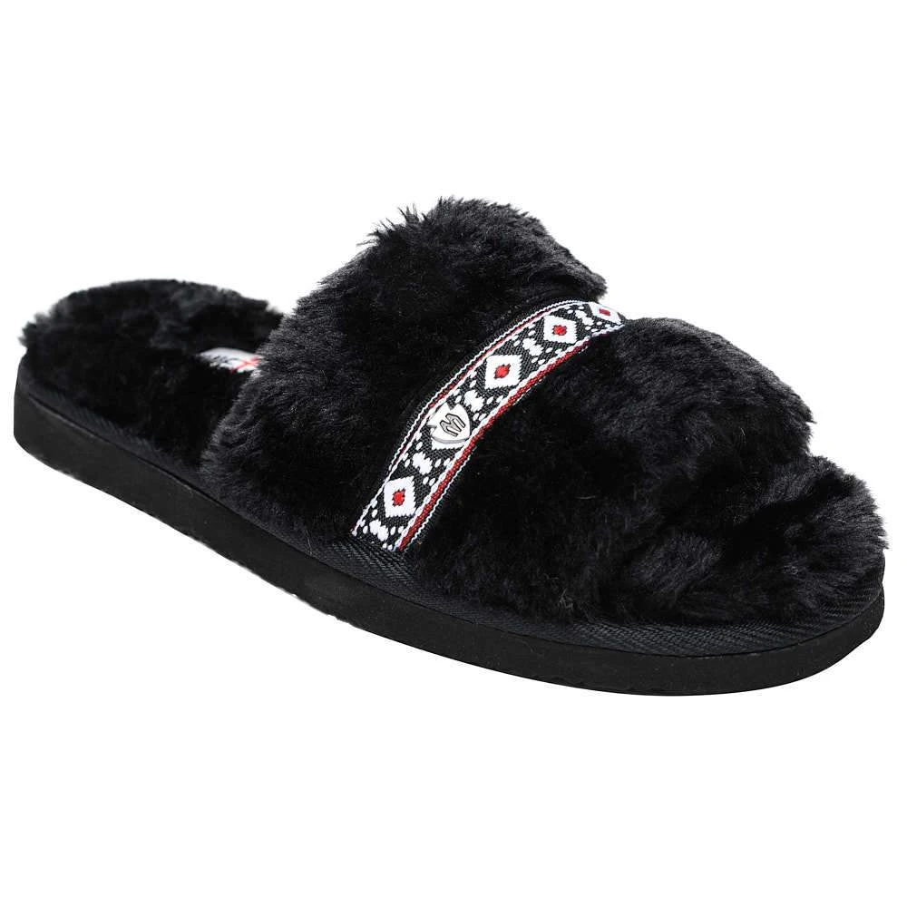 Minnetonka Women's Minnetonka London Black Slipper