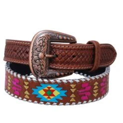 Rafter T Ranch Company Ladies Hand Painted Aztec Belt