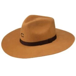 Charlie 1 Horse Youth Highway Jr Camel 3 1/2in. Brim Fashion Hat