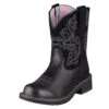 Ariat Womens Fatbaby II Black Deertan Boot