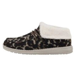 Heydude Women`s Hey Dude Britt Tan Leopard Casual