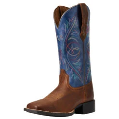 Ariat Round Up Wide Square Toe StretchFit Western Boot