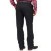 Wrangler Mens Riata Black Pleated Front Pants