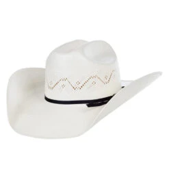 American Hats AHC 7420 2 Cord Black Band 4 1/4in. Brim Straw Cowboy Hat