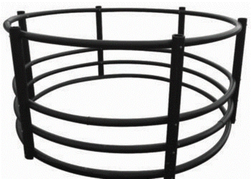 San Antonio Steel Co Poly Pipe Hay Feeder Cattle
