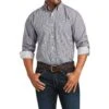 Ariat Wrinkle Free Lilac Plaid Buttondown