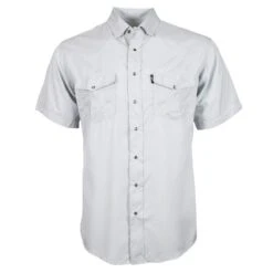 Hooey Men's Sol Grey Short Sleeve Shirt