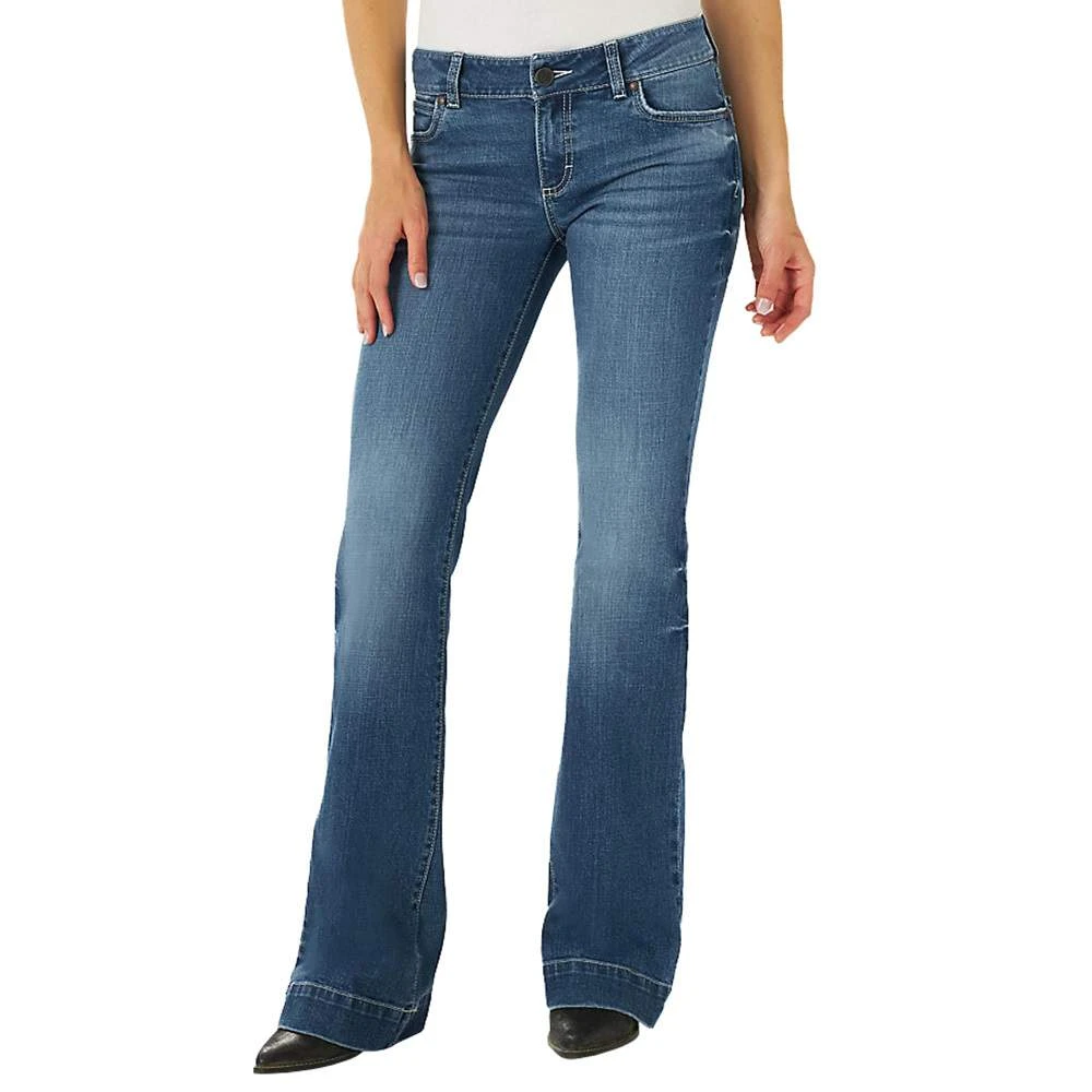 Wrangler Women's Retro Mae Wide Leg Dark Wash Jean