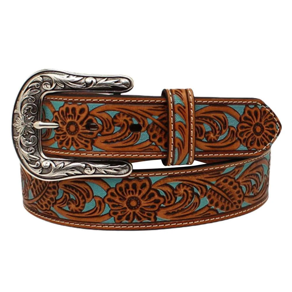 Women's Ariat Turquoise Underlay Belt