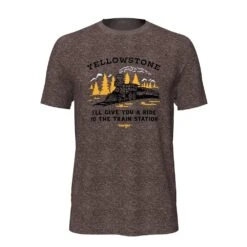 Wrangler Men's Yellowstone Short Sleeve T-Shirt
