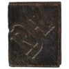 Red Dirt Hat Brindle Bifold Card Case