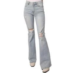 Dear John Denim Inc Women's Windmill High Rise Flare Jeans