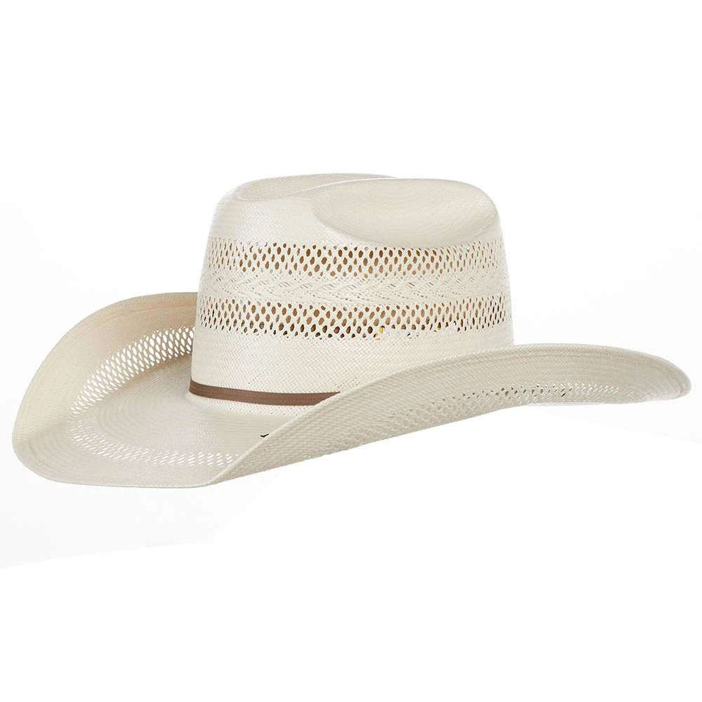 American Hats AHC 8100 Rancher Drilex Fancy Vent Ivory 4 1/4in. Brim Cowboy Hat