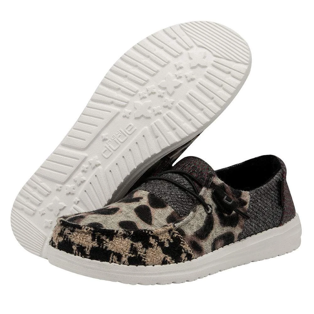 Heydude Women`s Hey Dude Wendy Patchwork Leopard Java Casual