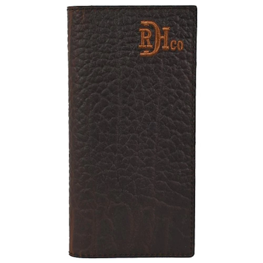 Red Dirt Hat Company Men's Bison Grain Leather Rodeo Wallet
