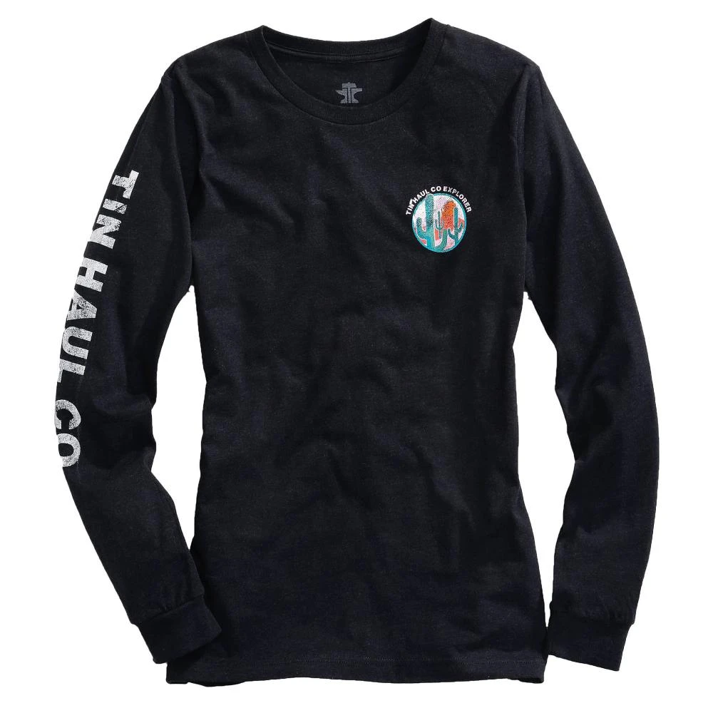 Tin Haul Women's Black Logo Tee