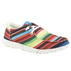 Roper Women`s Hang Loose Multi Stripe Moc