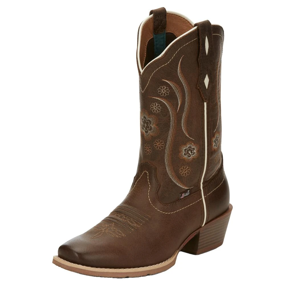Justin Boots Women's Gypsy Jessa Brown Vamp 12in. Water Buffalo Top