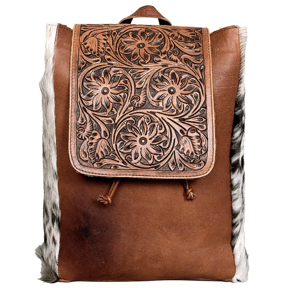 American Darling Tooled Cowhide Backpack
