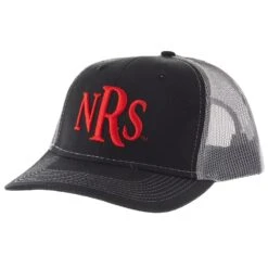 NRS Black And Grey 3D Logo Cap