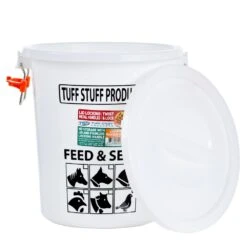 Tuff Stuff Products S Feed And Seed Storage With Locking Lid 7 Gallon