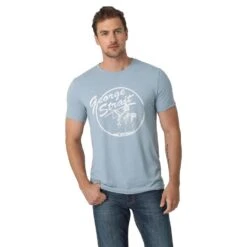 Wrangler Men's George Strait Horseback Graphic T-Shirt