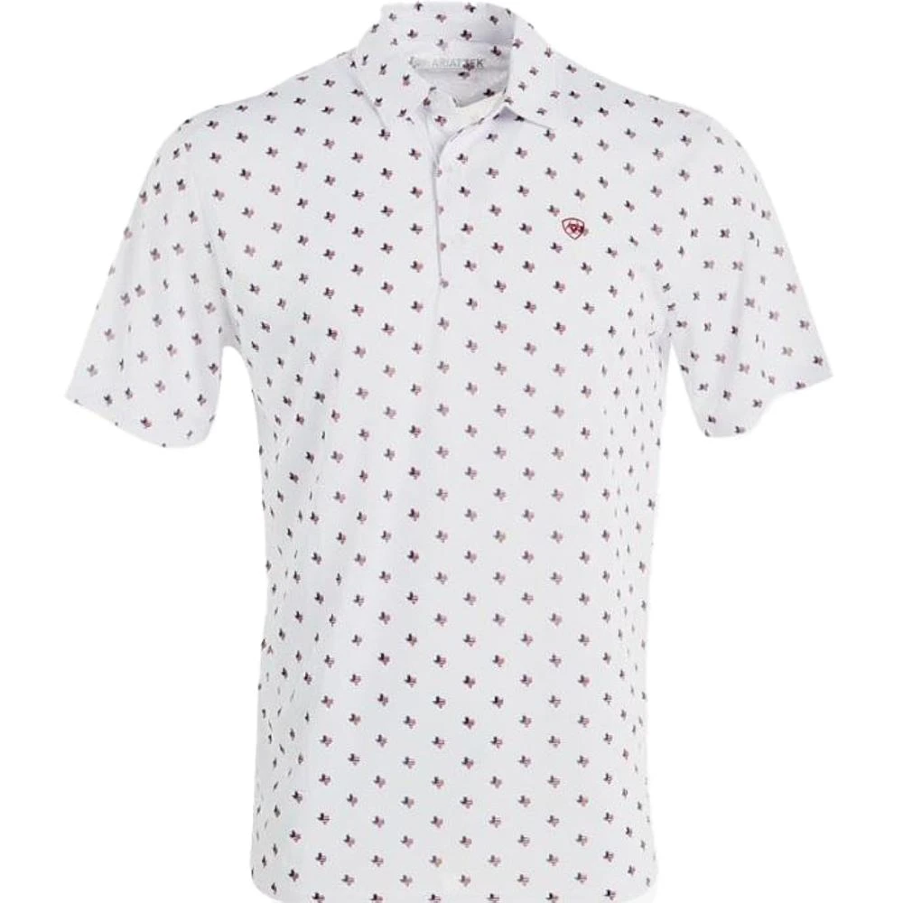 Ariat Men's All Over Print Polo