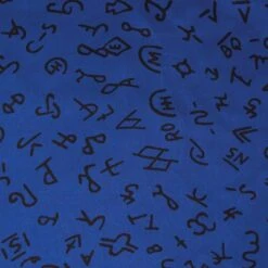 Wyoming Traders Branded Silk Wild Rag Western Cowboy Scarf - Royal