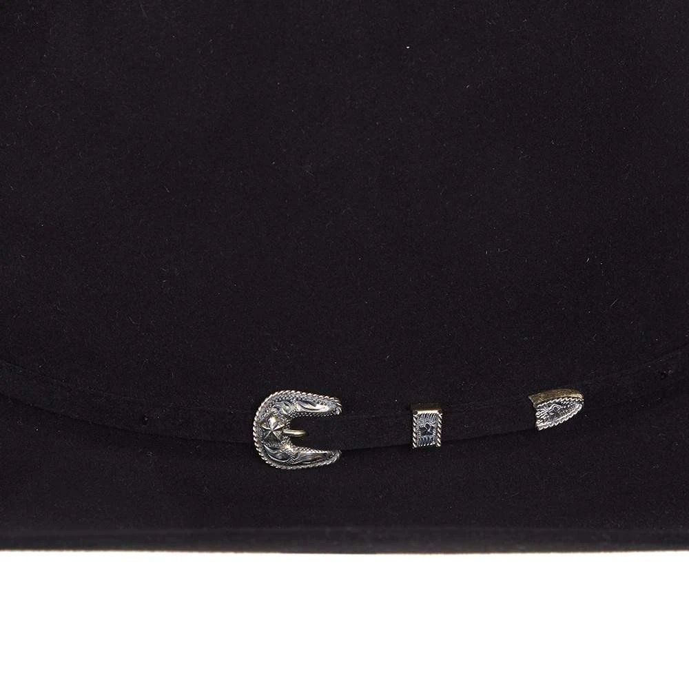 American Hats 200x Black 4 /4in. Brim Felt Cowboy Hat - Image 2