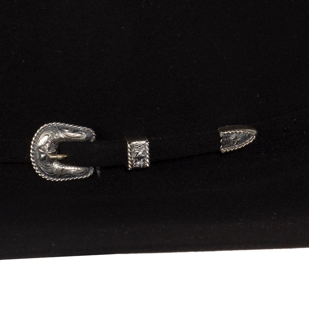 American Hats 200x Black 4 /4in. Brim Felt Cowboy Hat - Image 3