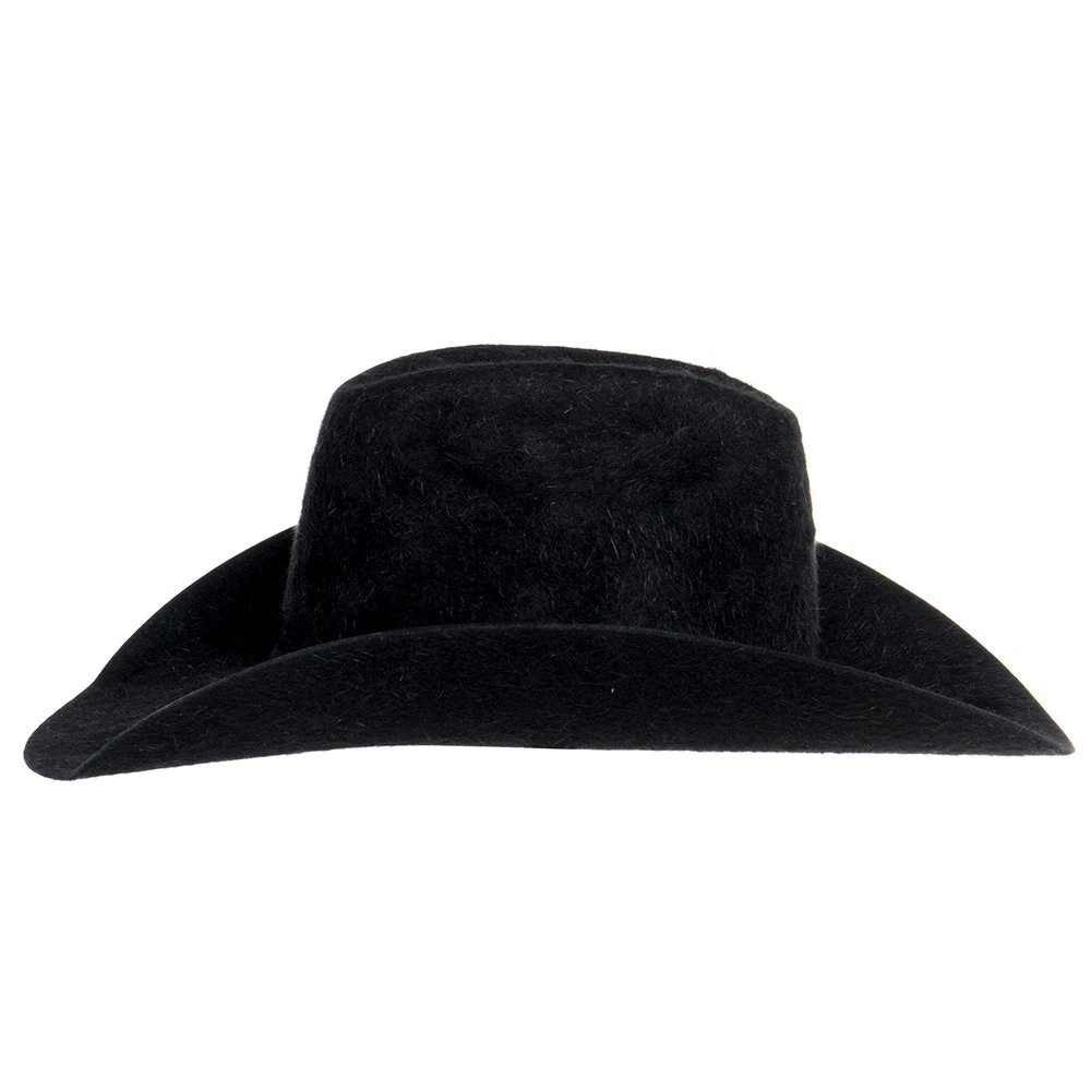American Hats 20X Grizzly Black 4 1/4in. Brim Felt Cowboy Hat - Image 3