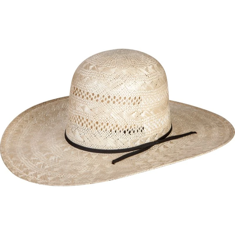 Rodeo King Rami Open Crown 4-1/2in. Brim Straw Cowboy Hat