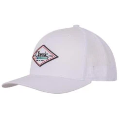 Classic White Diamond Patch Logo Cap